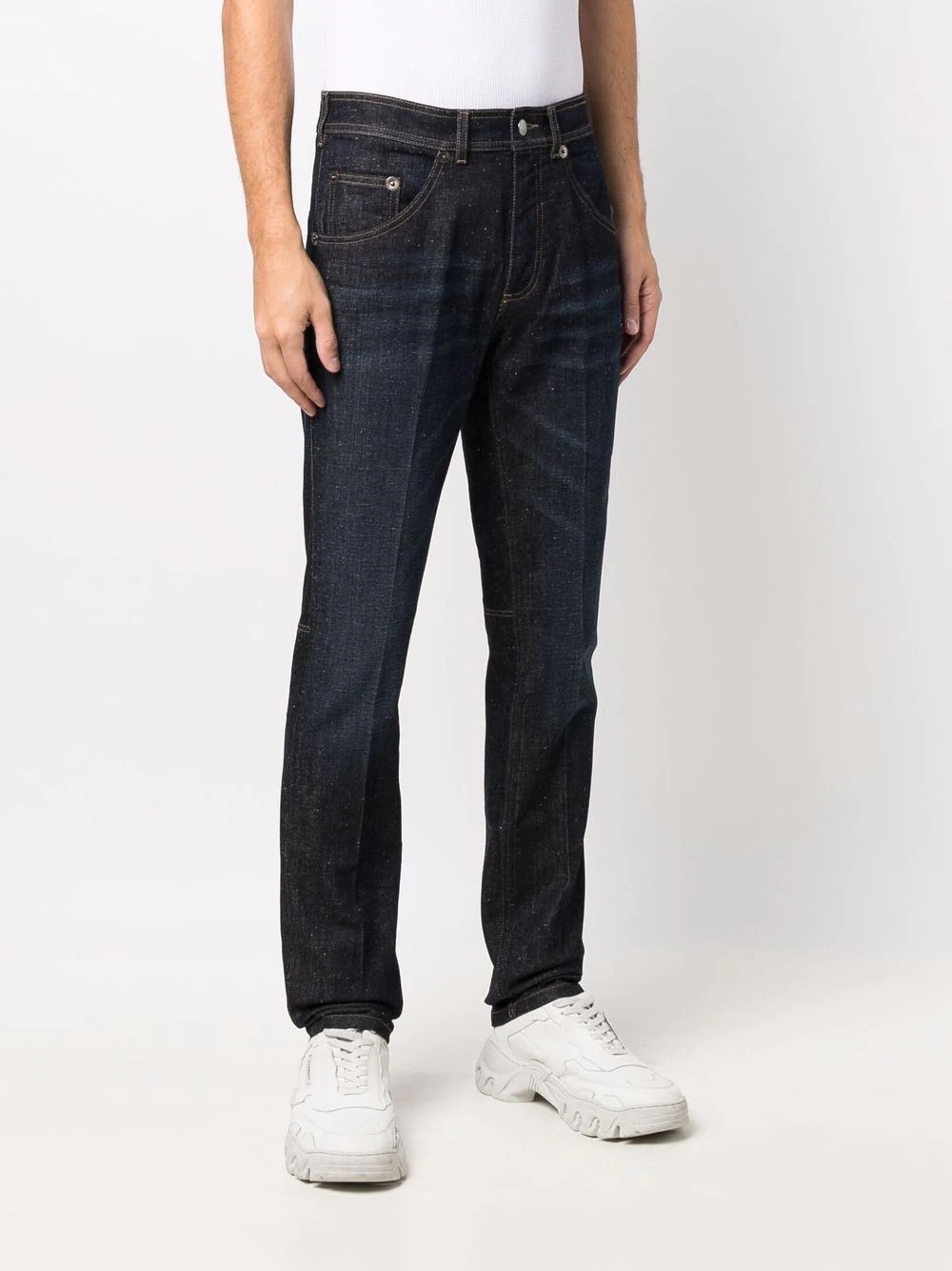 mid-rise straight-leg jeans - 3