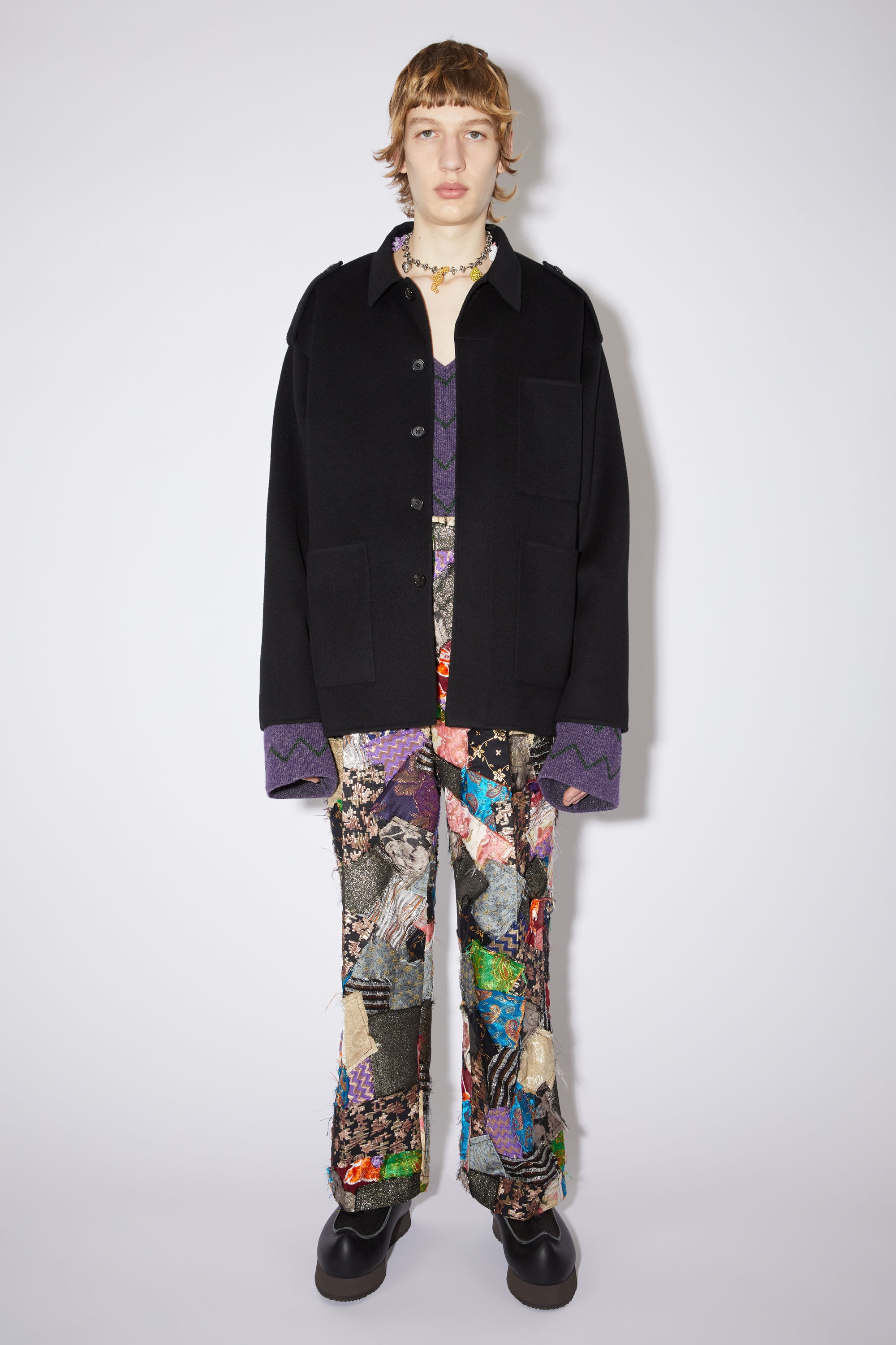 Wool jacket - Black - 2