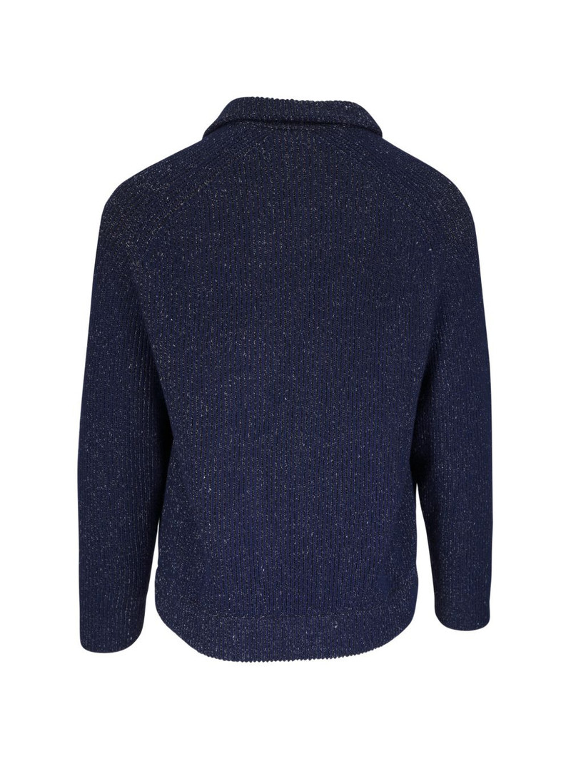 Brioni ribbed-knit cardigan outlook