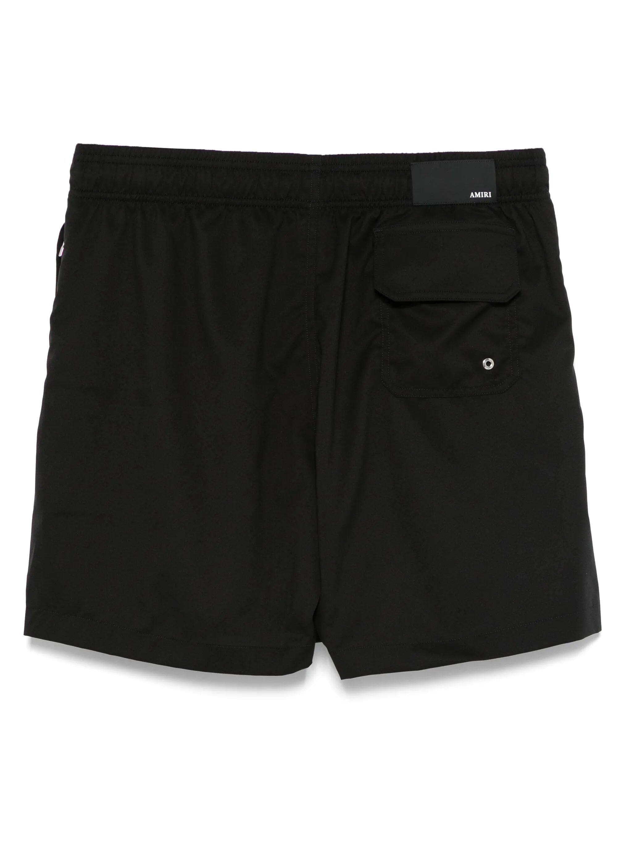 embroidered-logo swim shorts - 2