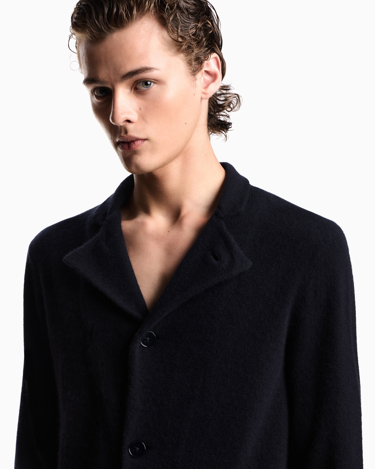 ICON PLAIN-KNIT PURE CASHMERE JACKET - 5