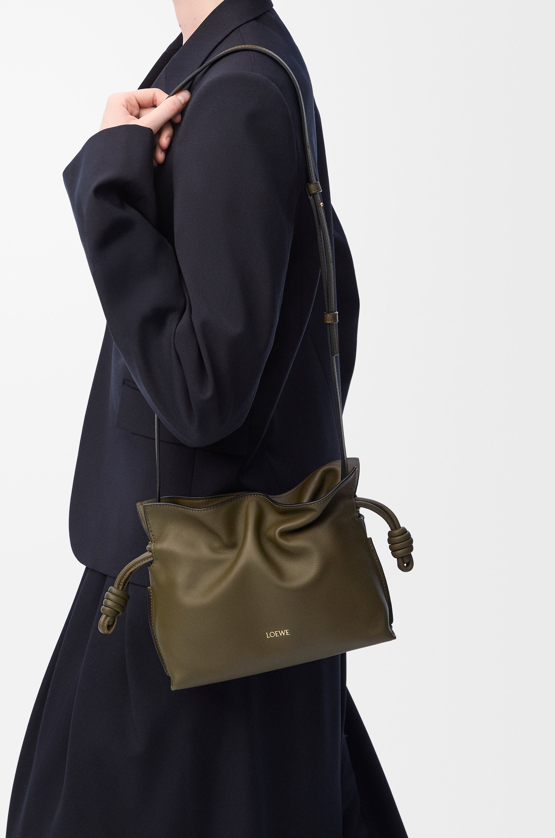 Mini Flamenco clutch in nappa calfskin - 2