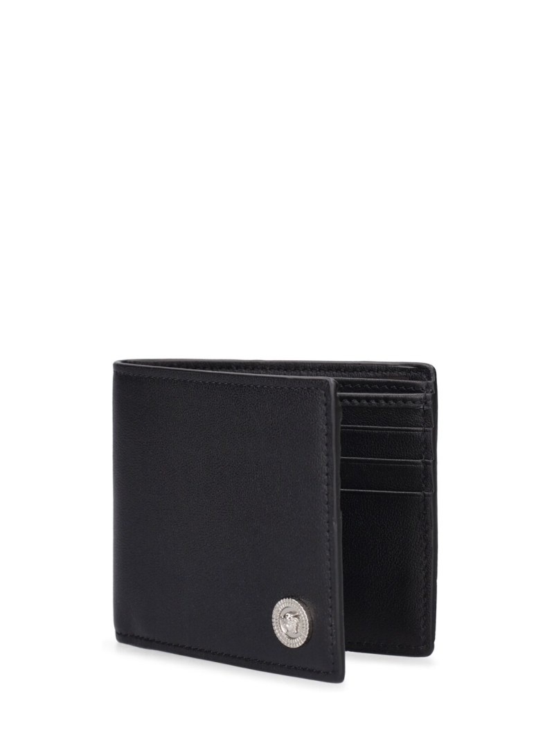 Leather logo bifold wallet - 2