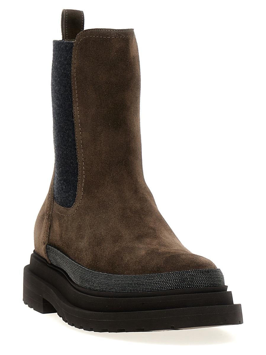 BRUNELLO CUCINELLI 'MONILE' ANKLE BOOTS - 2