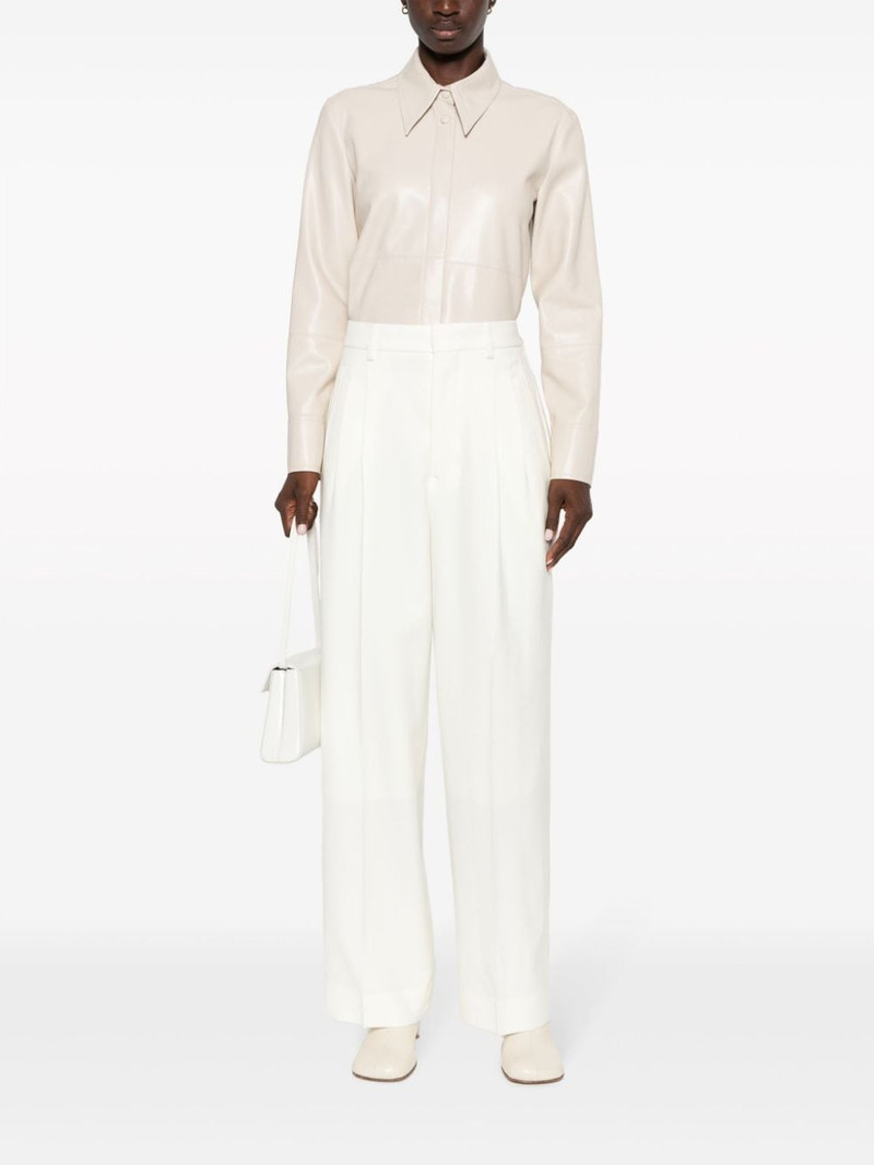 AMI Paris high-waisted flared trousers outlook