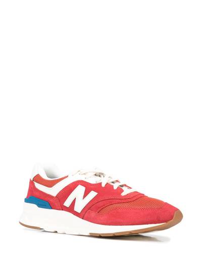 New Balance panelled low-top suede sneakers outlook