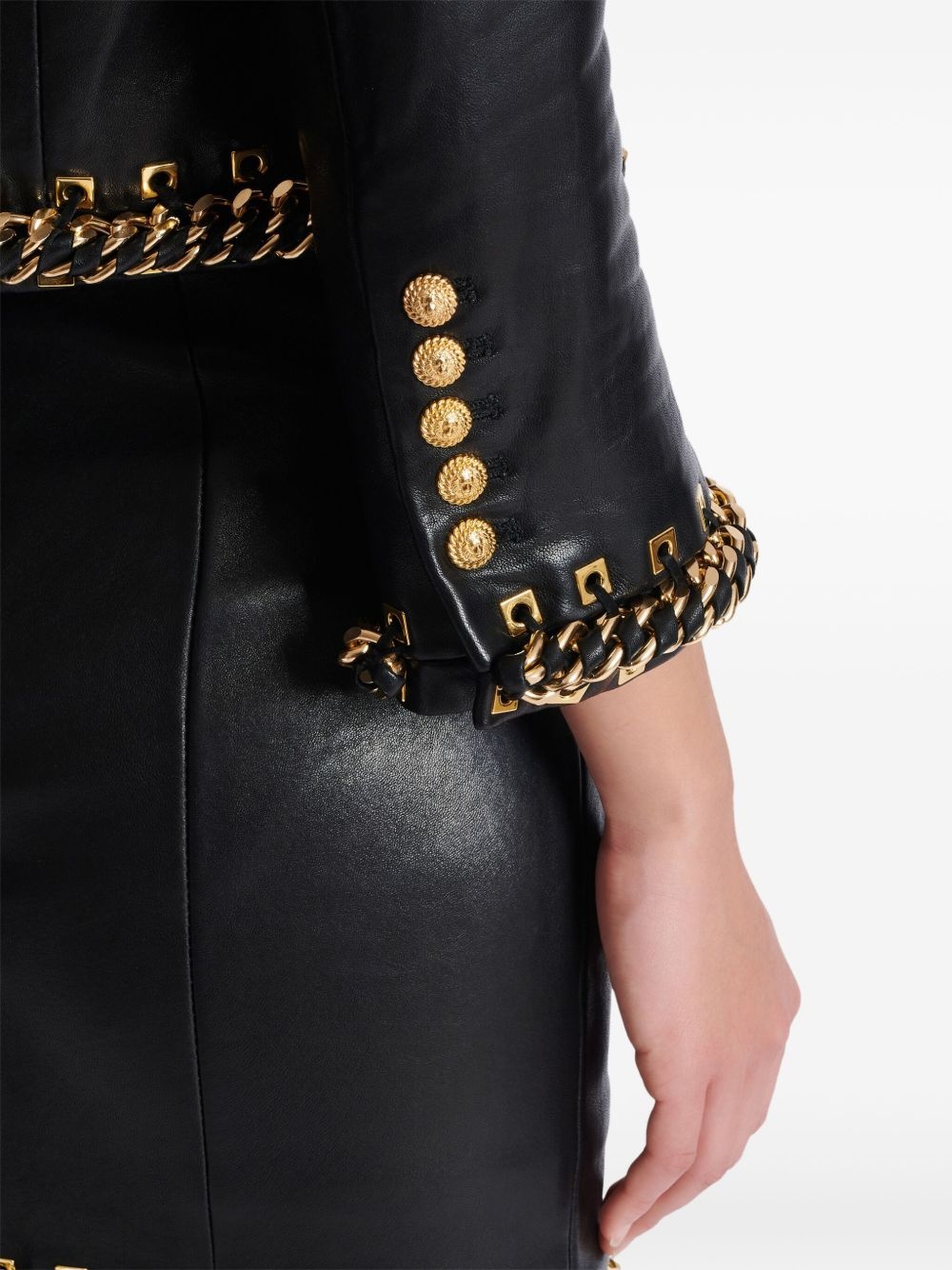 chain detailing jacket - 6