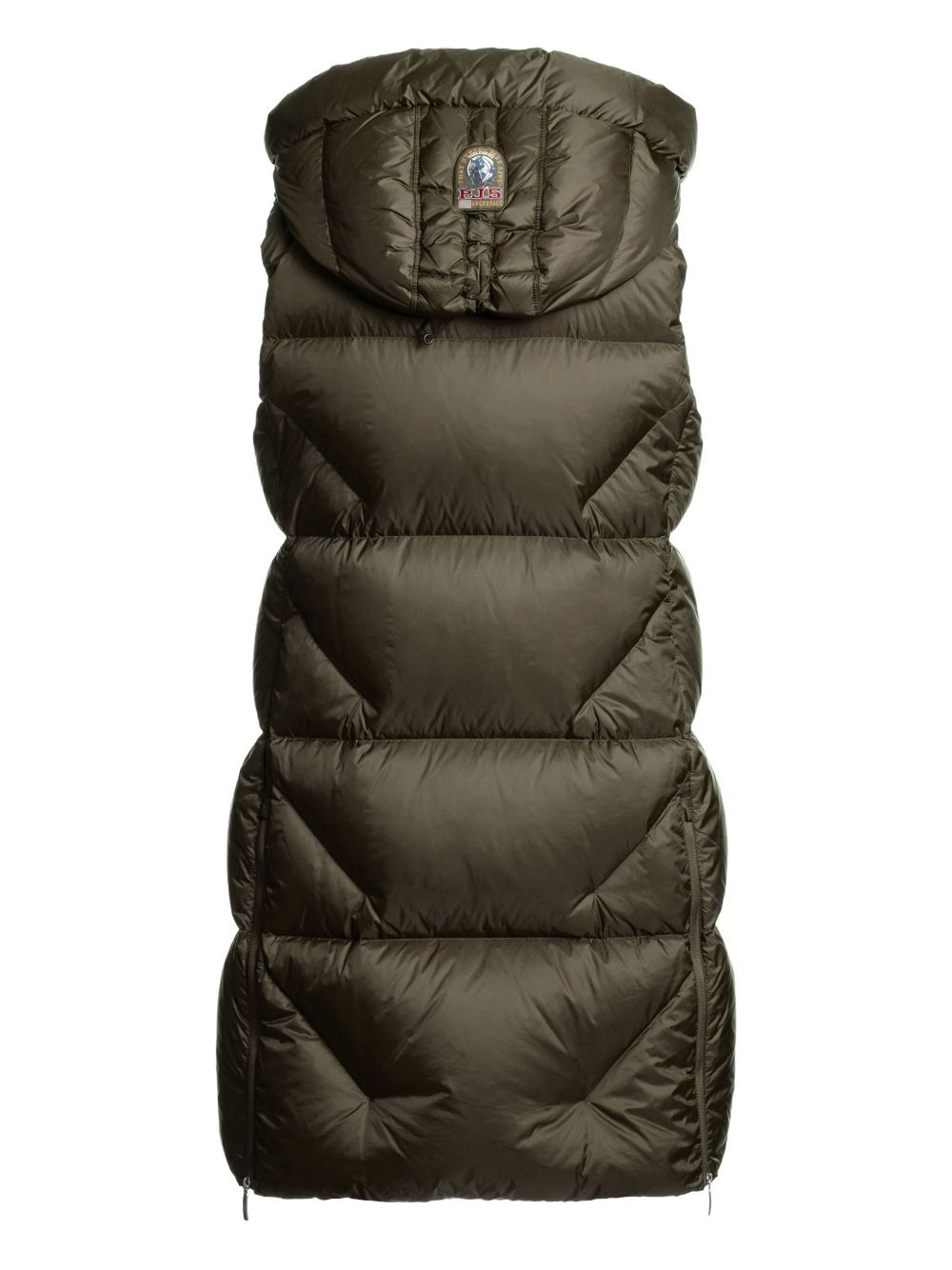 hooded quilted vest - 2