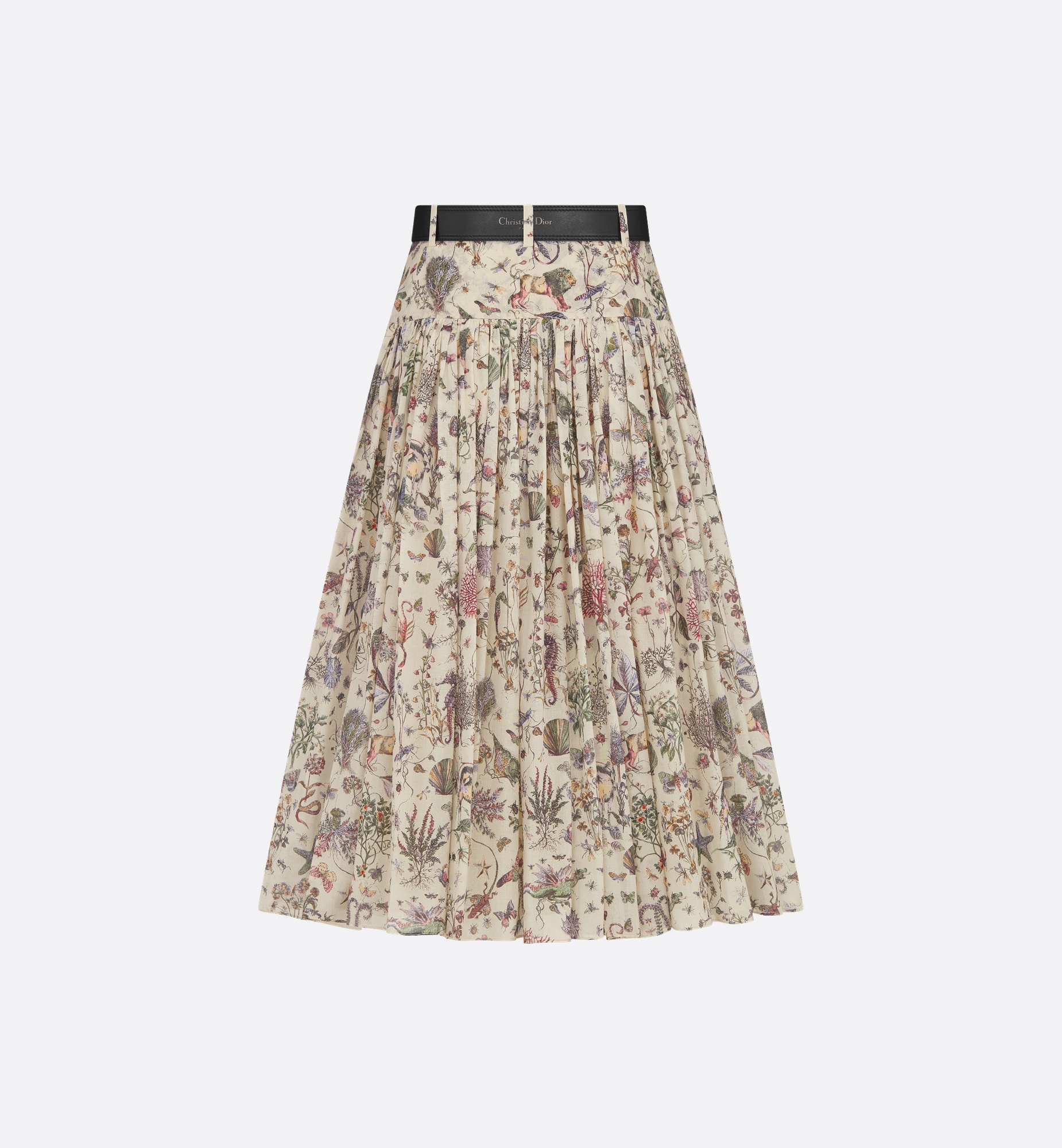 Mid-Length Belted Skirt - 2