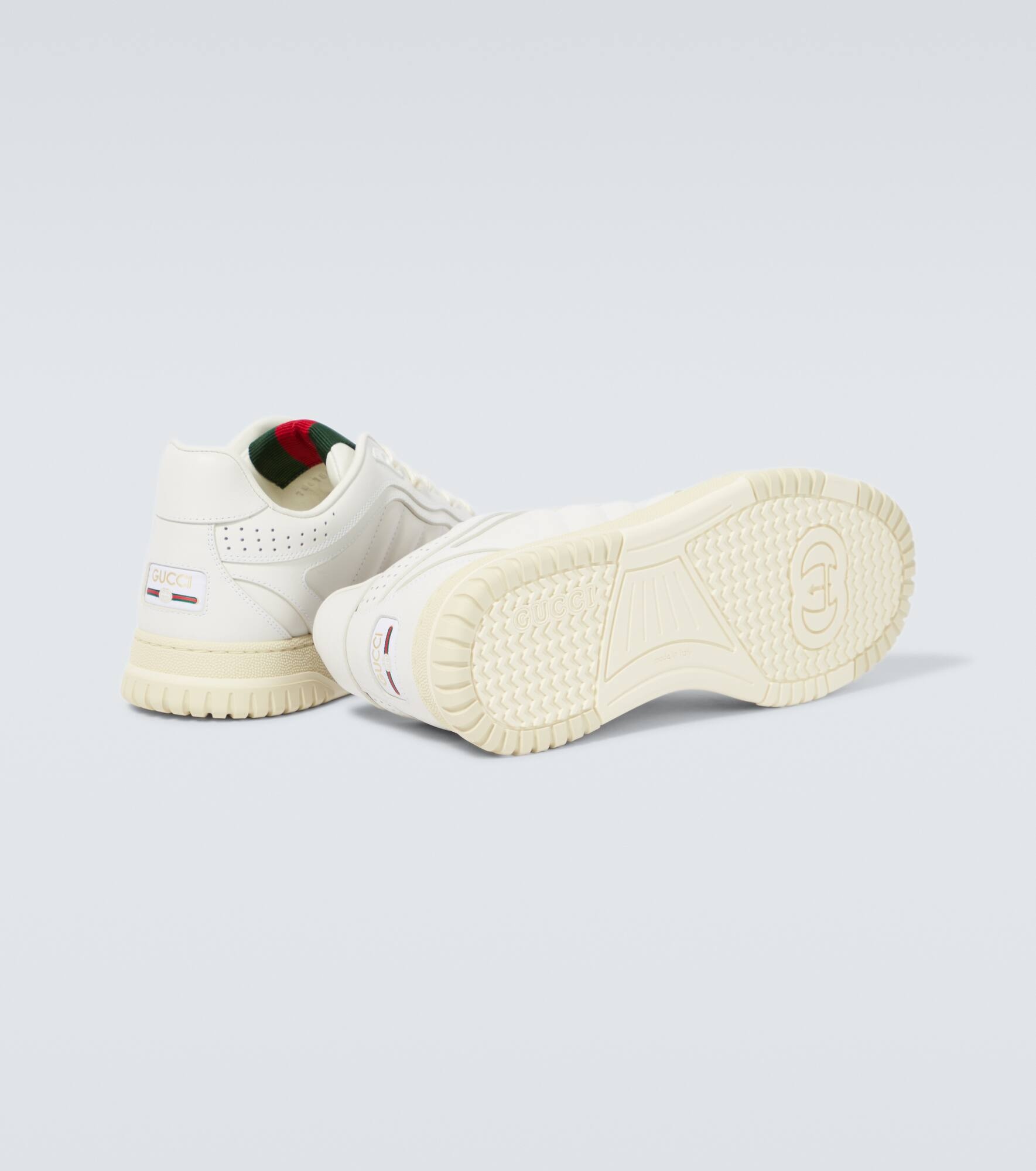 Gucci Re-Web leather sneakers - 6