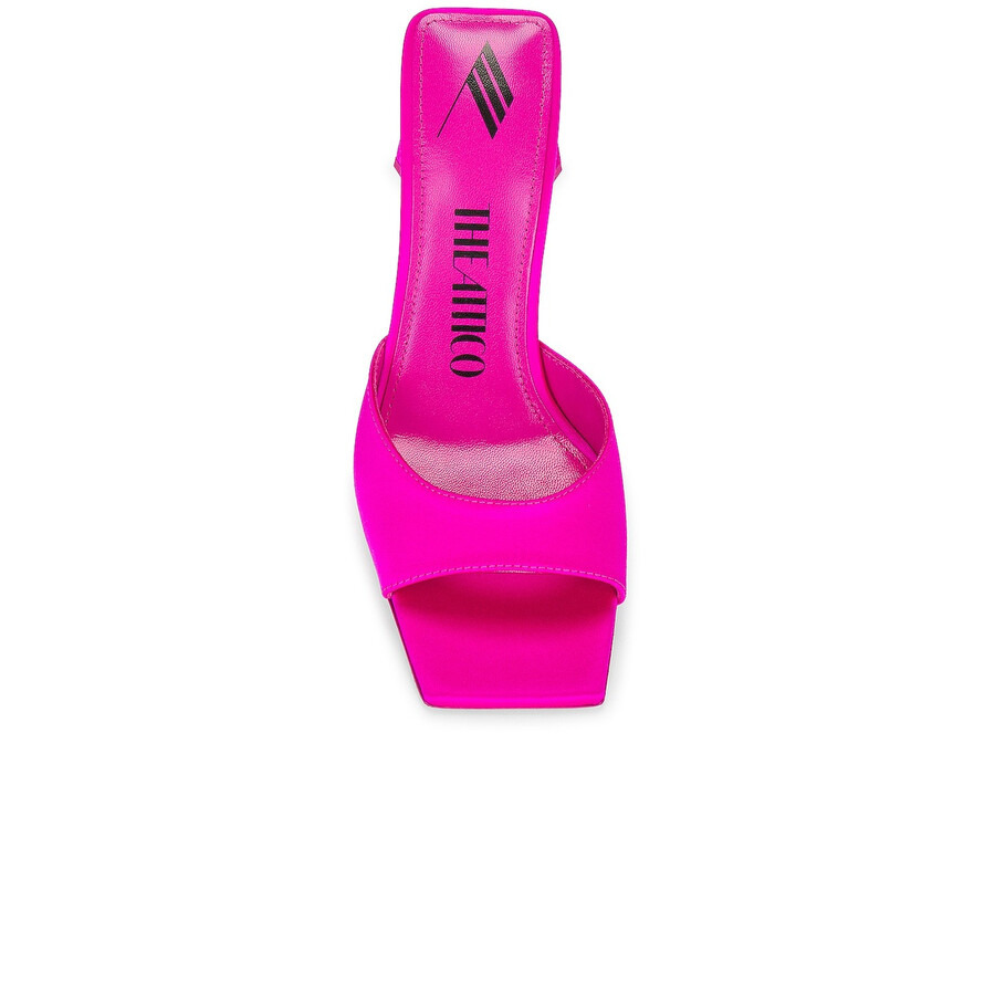 The Attico Mini Devon 85 Satin Sandals - 4