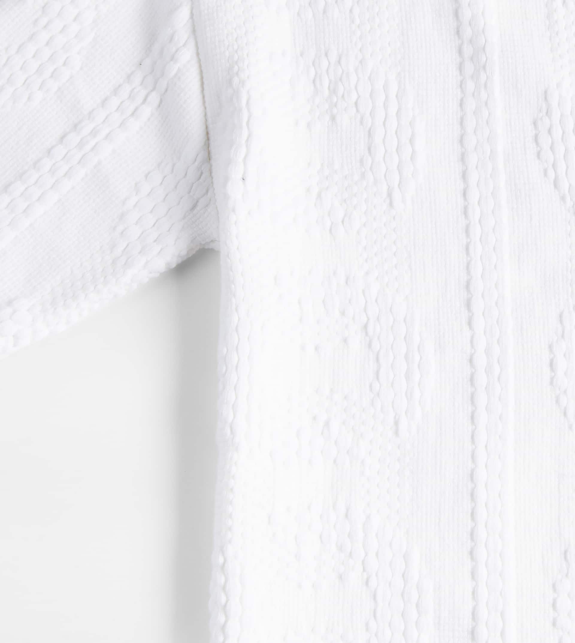 JACQUARD POLO SHIRT - WHITE - 7