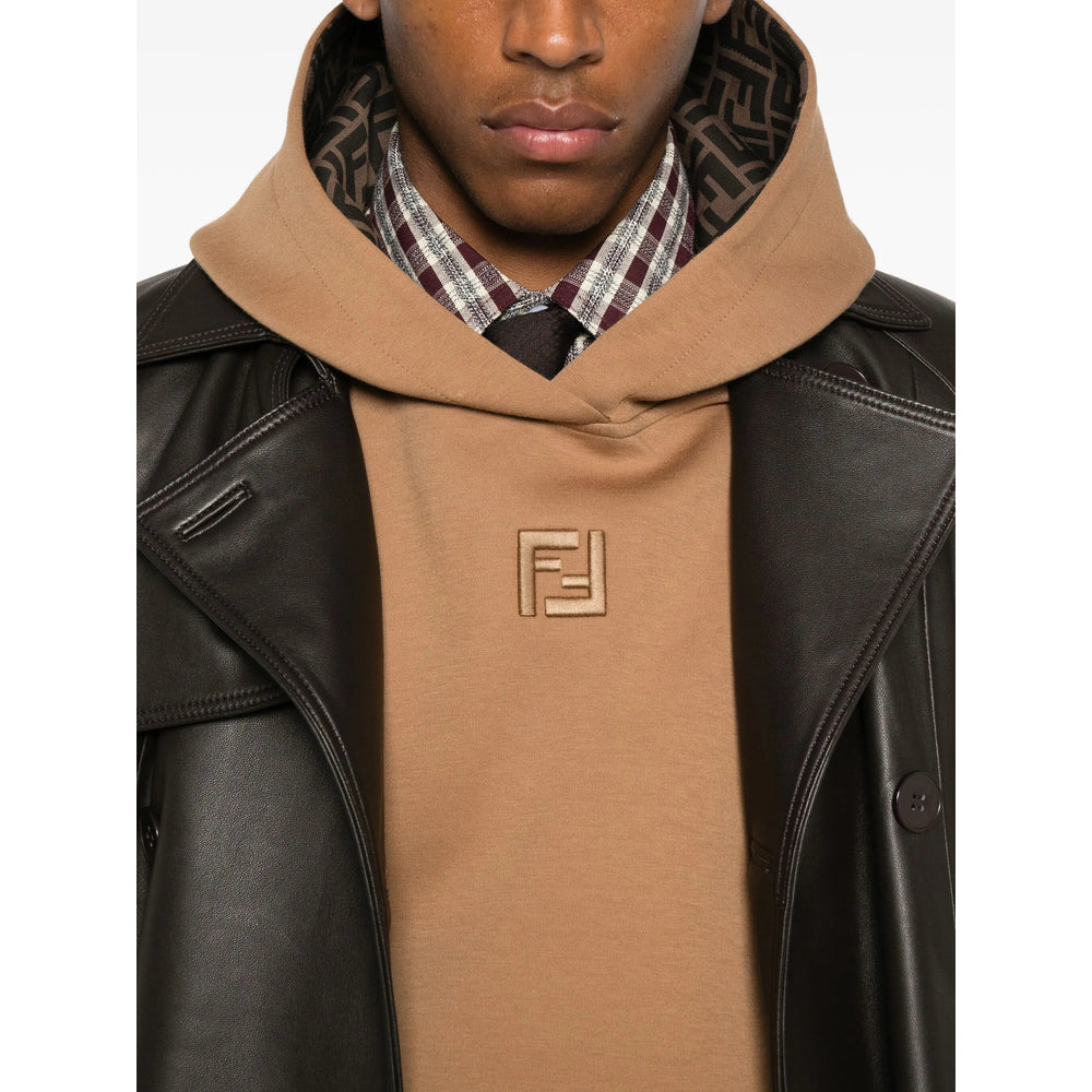 Fendi Neutrals Sweaters & Knitwear - Hoodies Men - 3