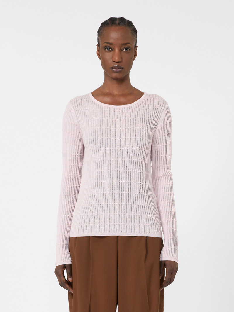 PEDONE Slim-fit wool and silk sweater - PINK 3