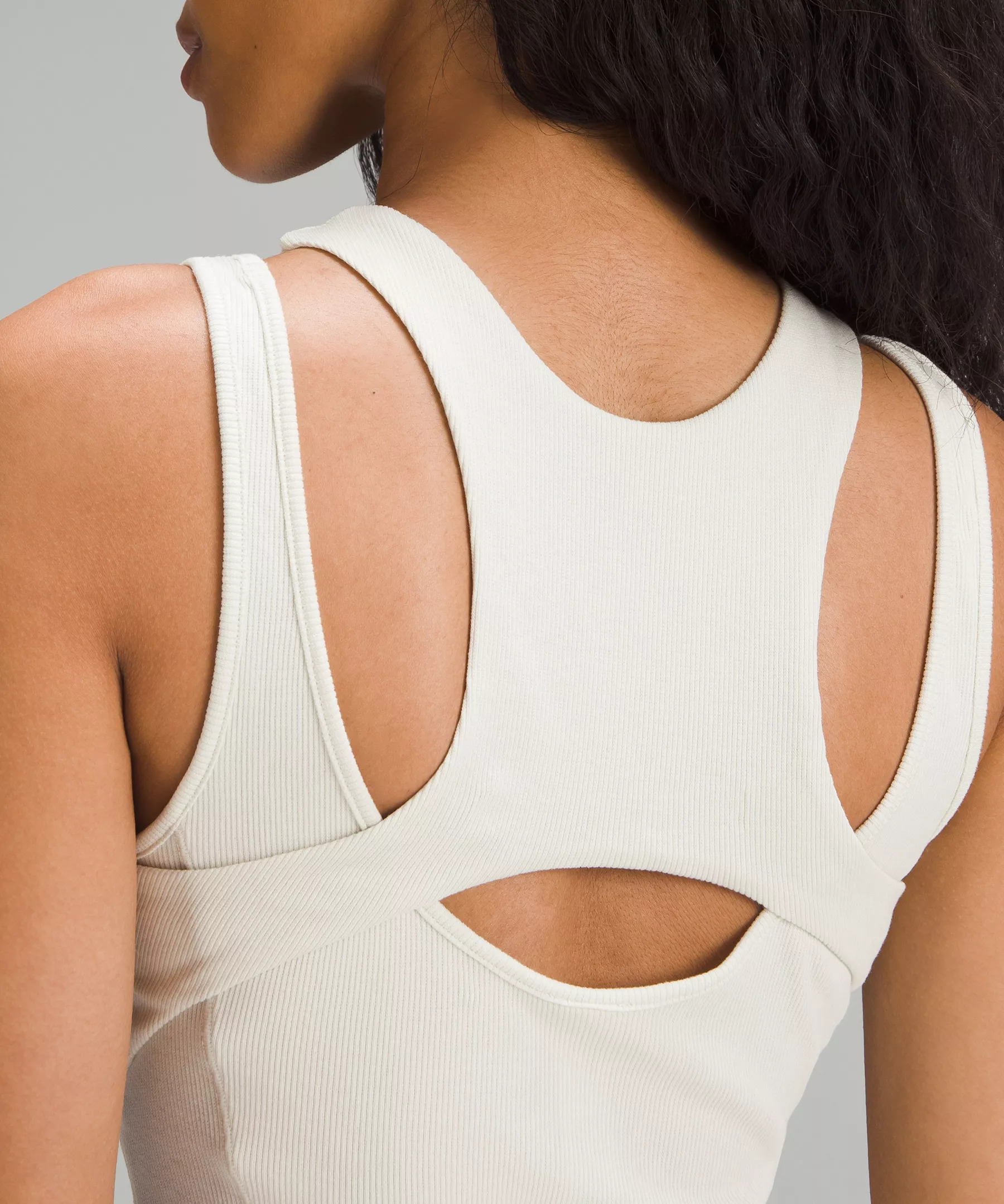 Ribbed Cotton Modal Cut-Out Dress - 4
