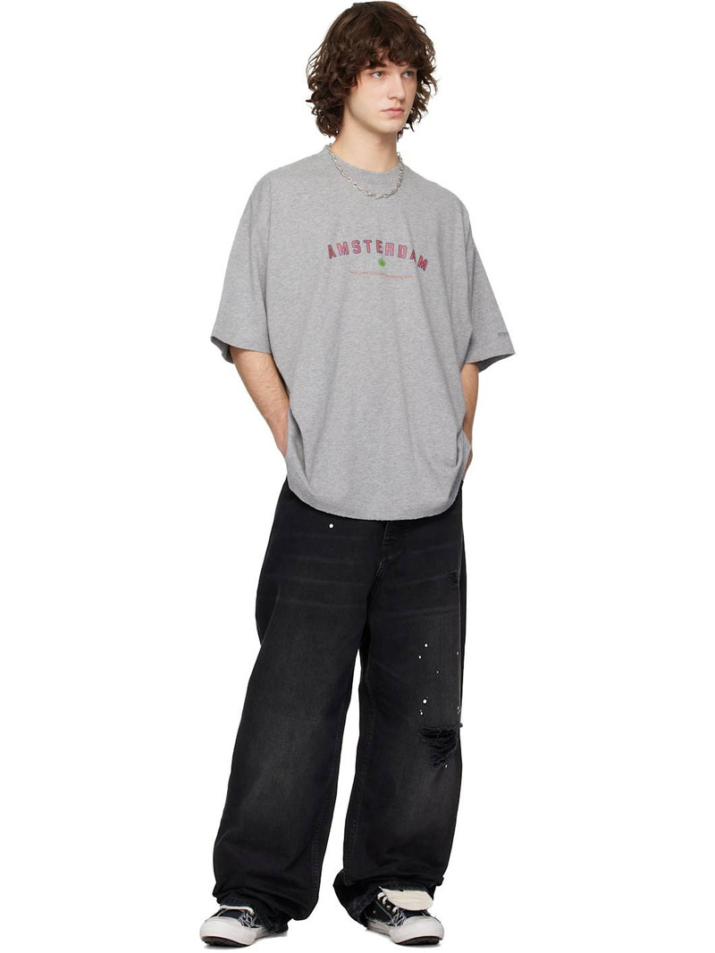 VETEMENTS Gray 'Amsterdam' T-shirt outlook