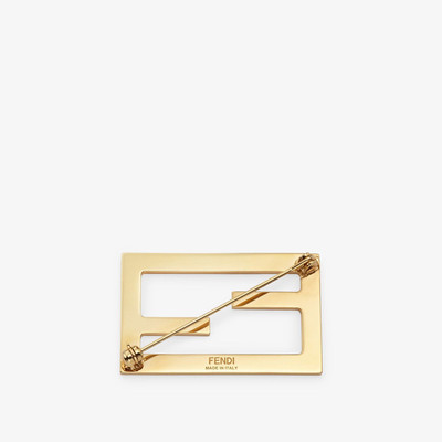 FENDI Gold-colored brooch outlook