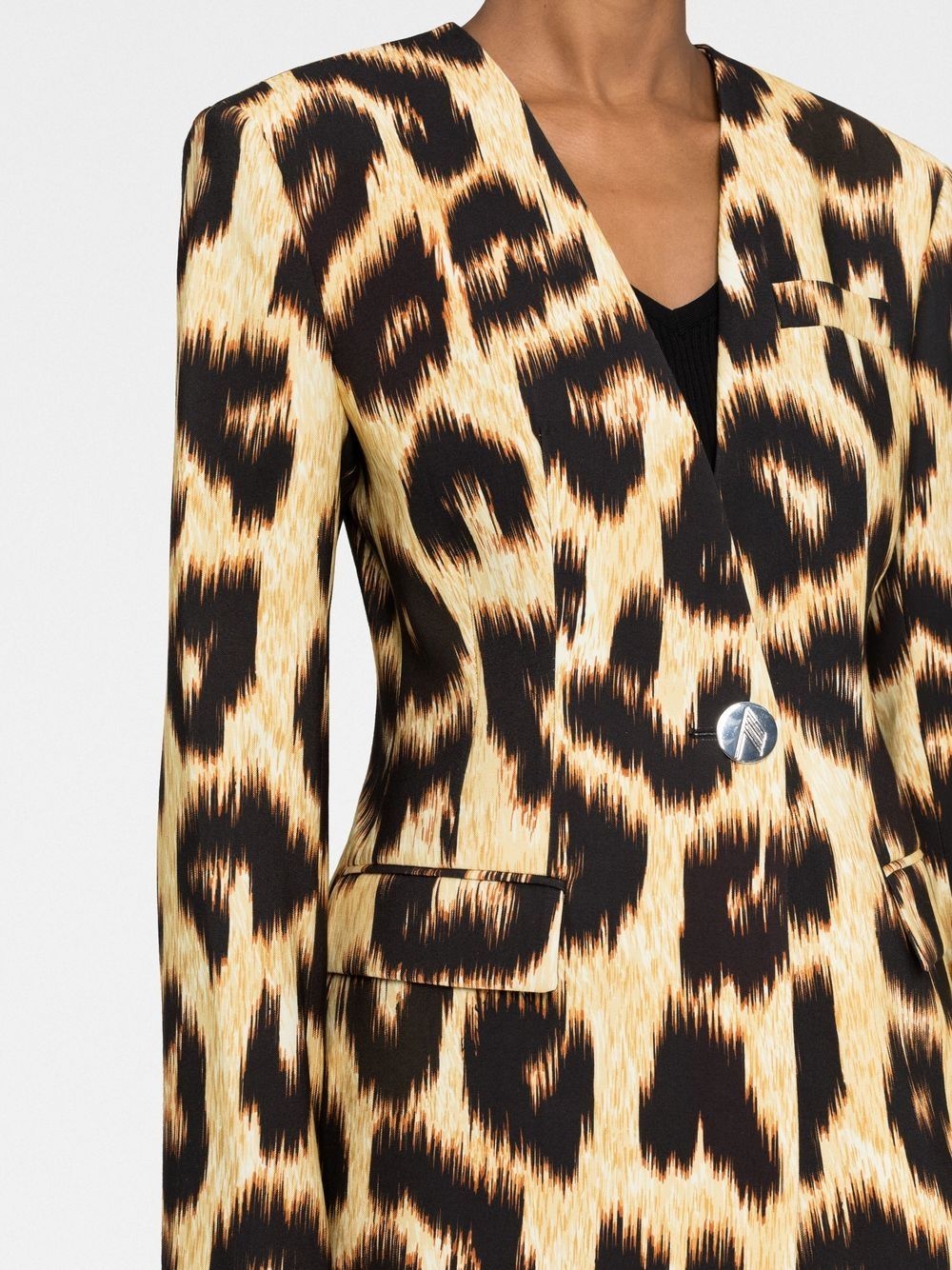 Louise leopard-print blazer - 5