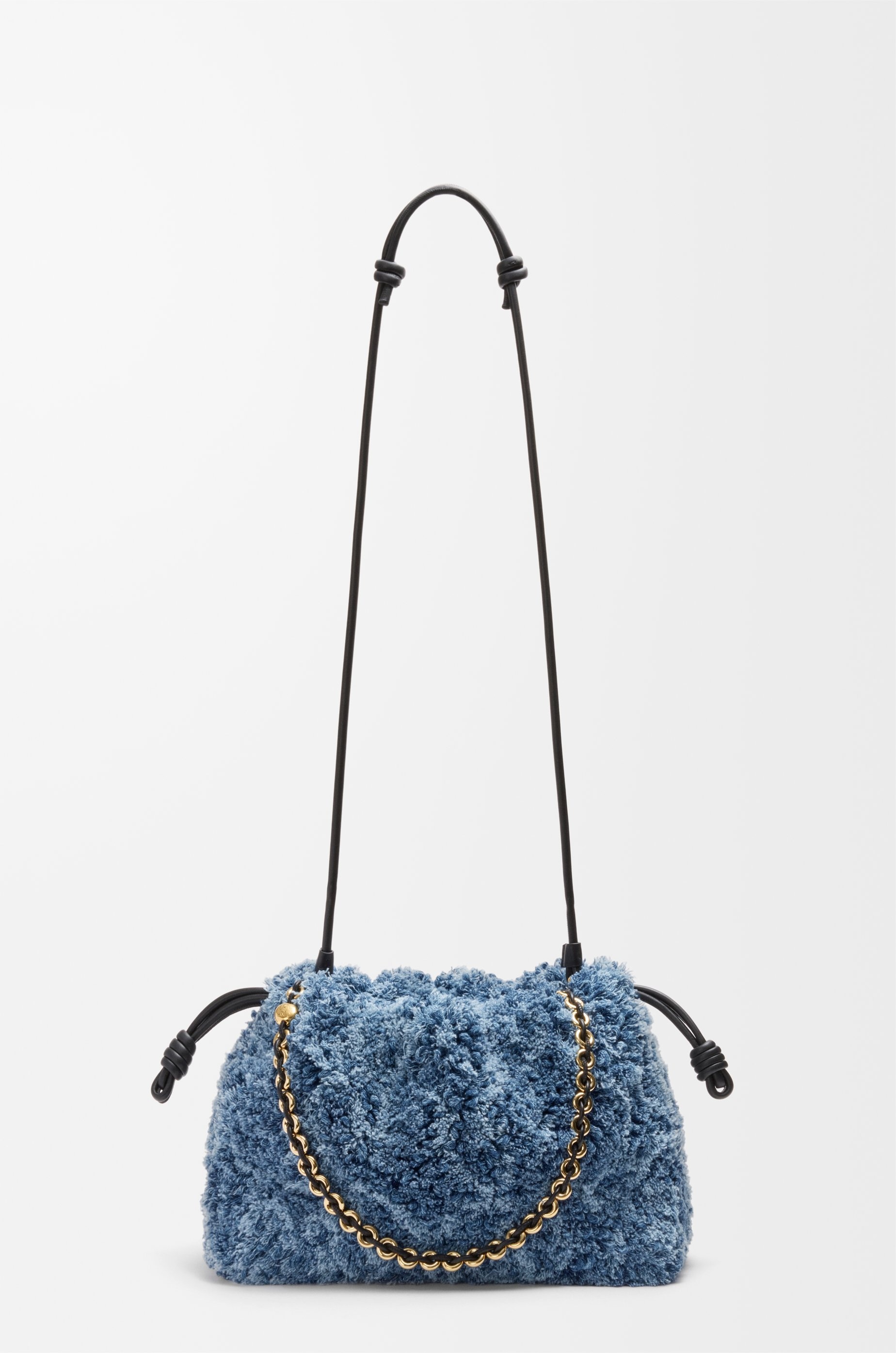 Medium Flamenco purse in denim - 10
