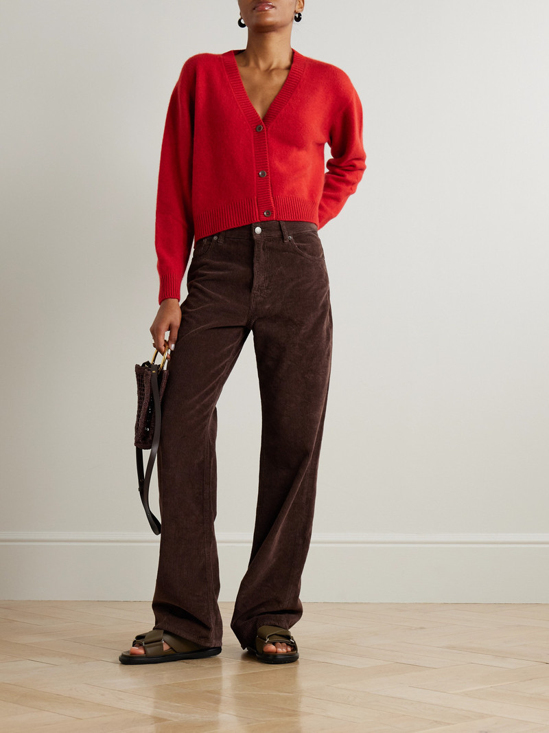 The Elder Statesman Cashmere Cropped Cardigan outlook