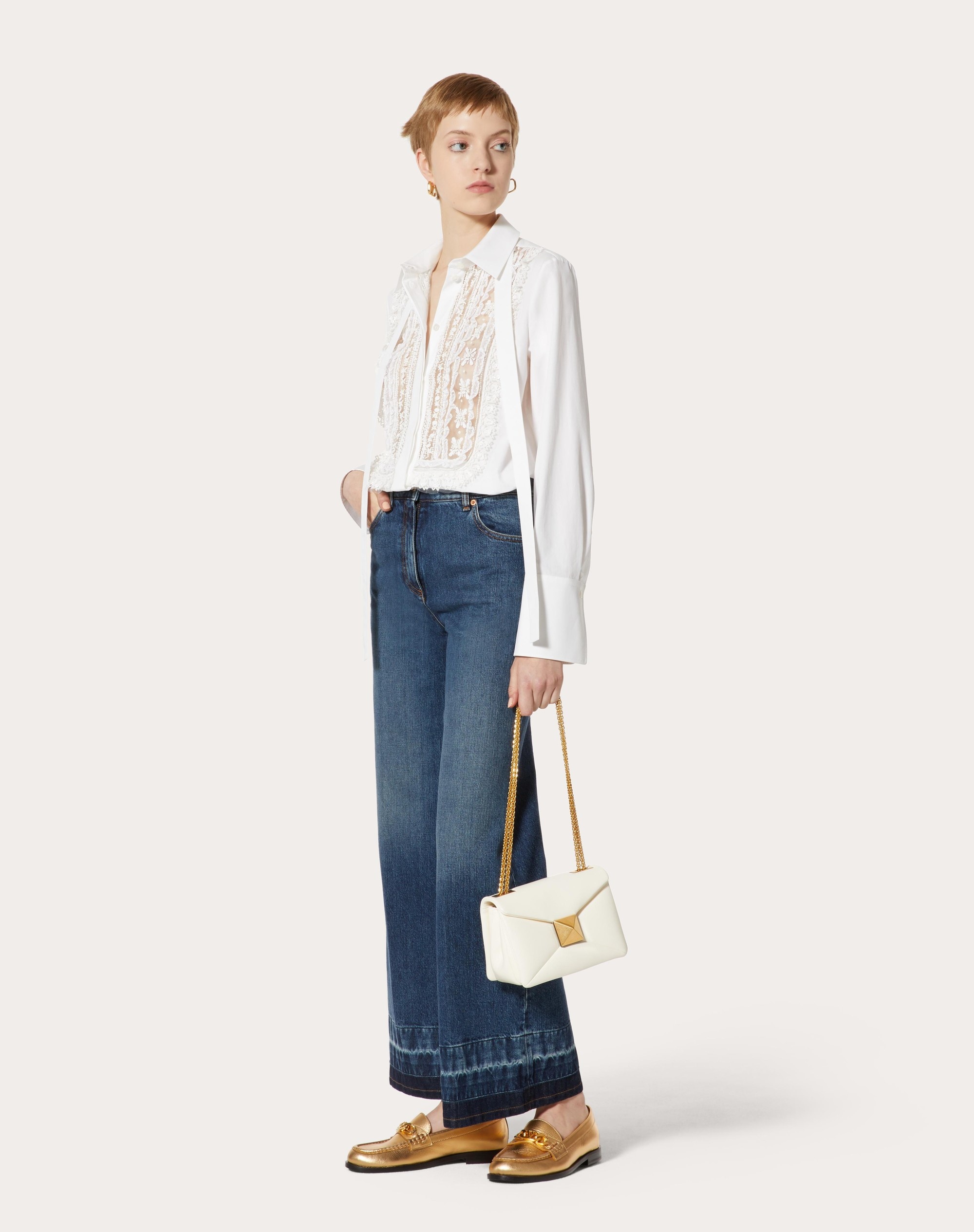 EMBROIDERED COTTON POPELINE SHIRT - 2