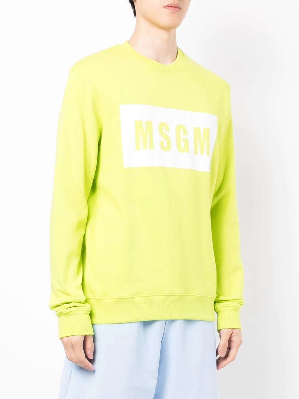 logo print sweatshirt - 3