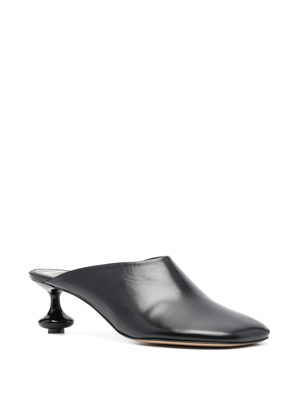 45mm toy-heel leather mules - 2