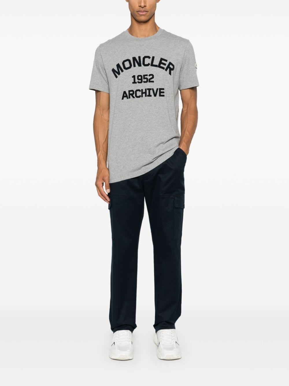 logo-patch trousers - 2