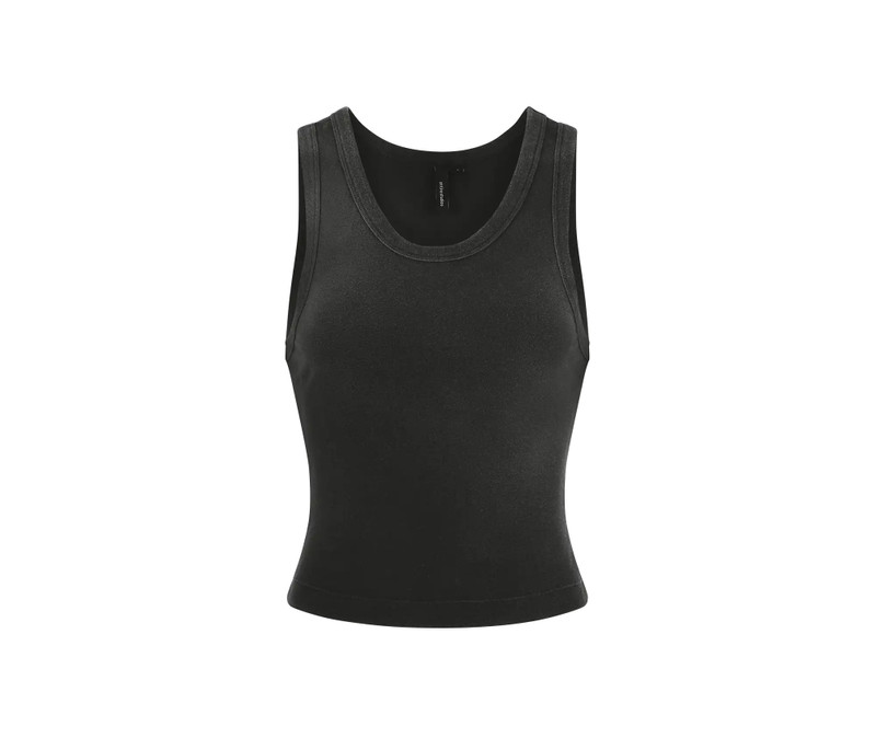 CROPPED TANK WASHED BLACK 1
