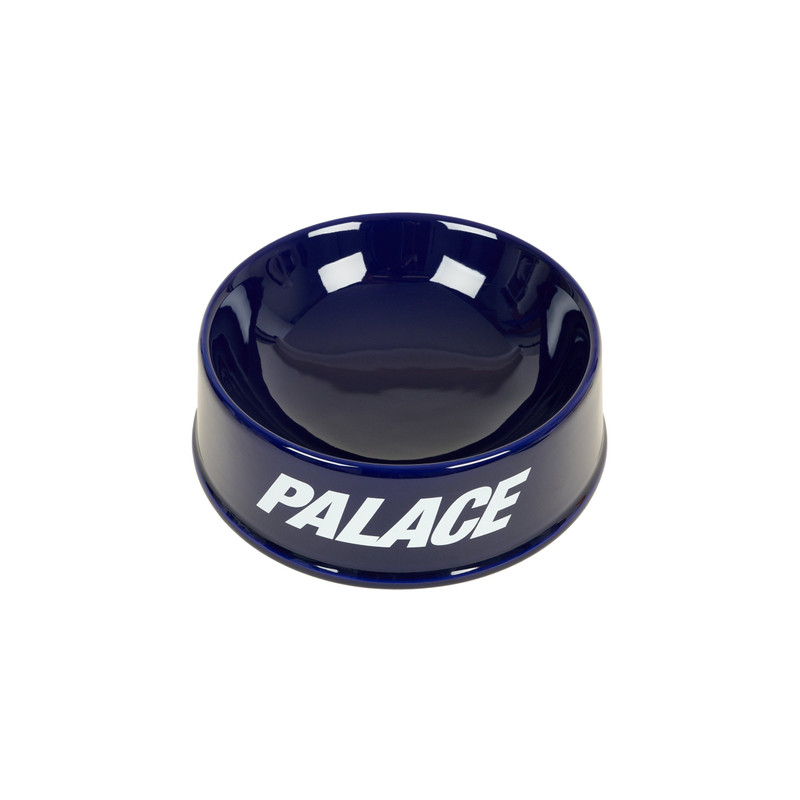 PALACE FONT CERAMIC DOG BOWL BLUE 1