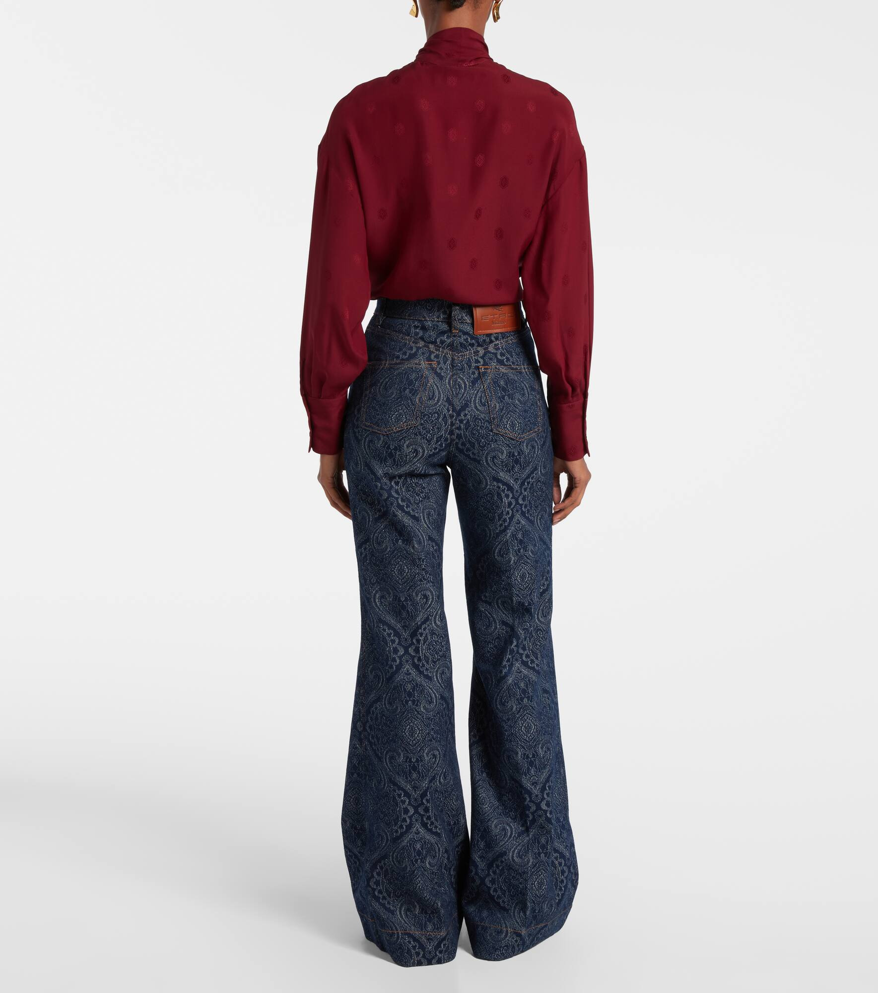Pegaso high-rise flared jeans - 3