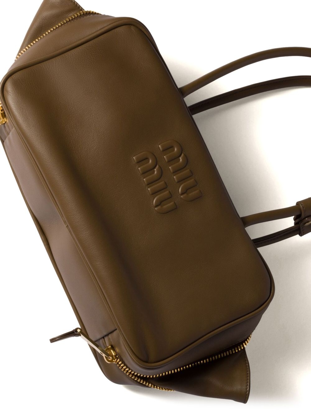 Beau leather top-handle bag - 6