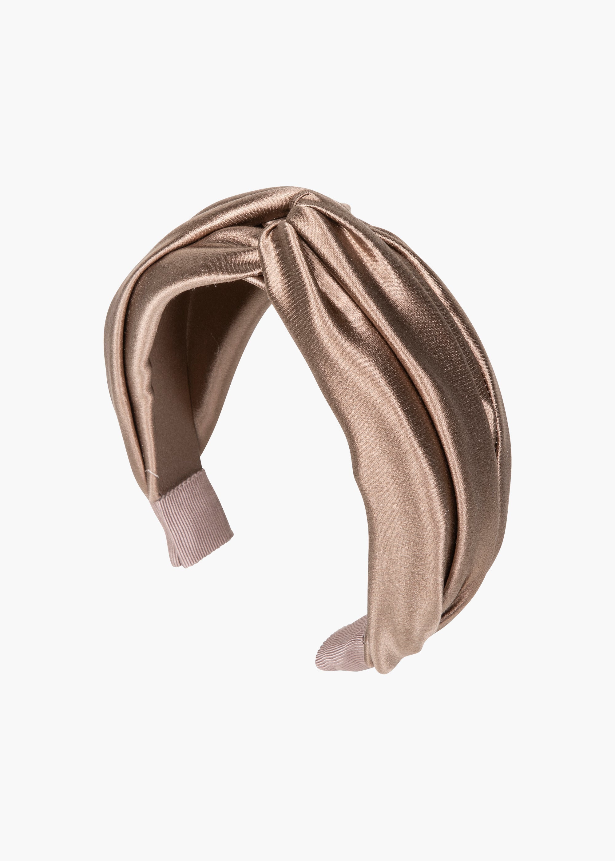 Twist Headband in Silk Satin - 1