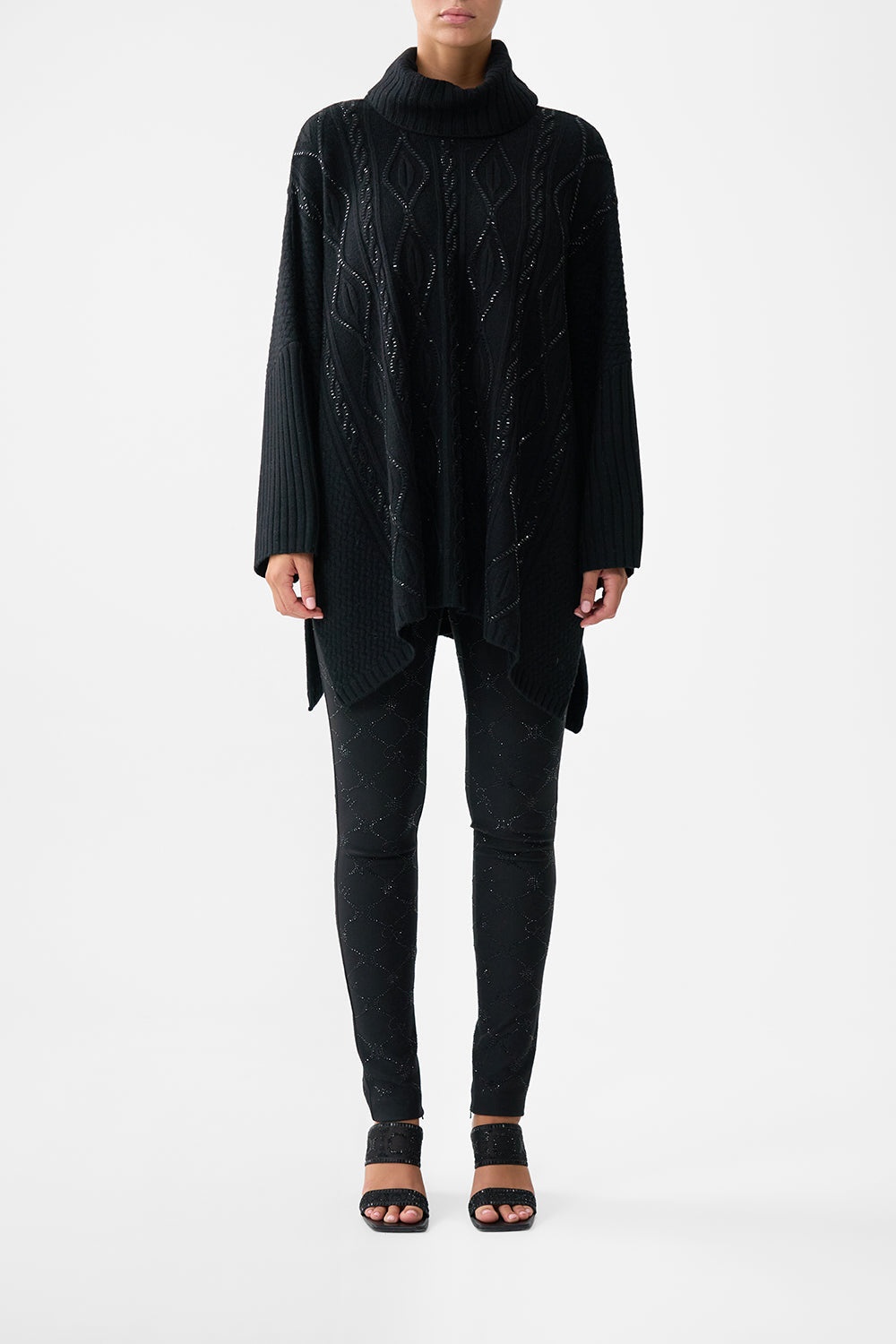 ROLL NECK KNIT JUMPER - 2