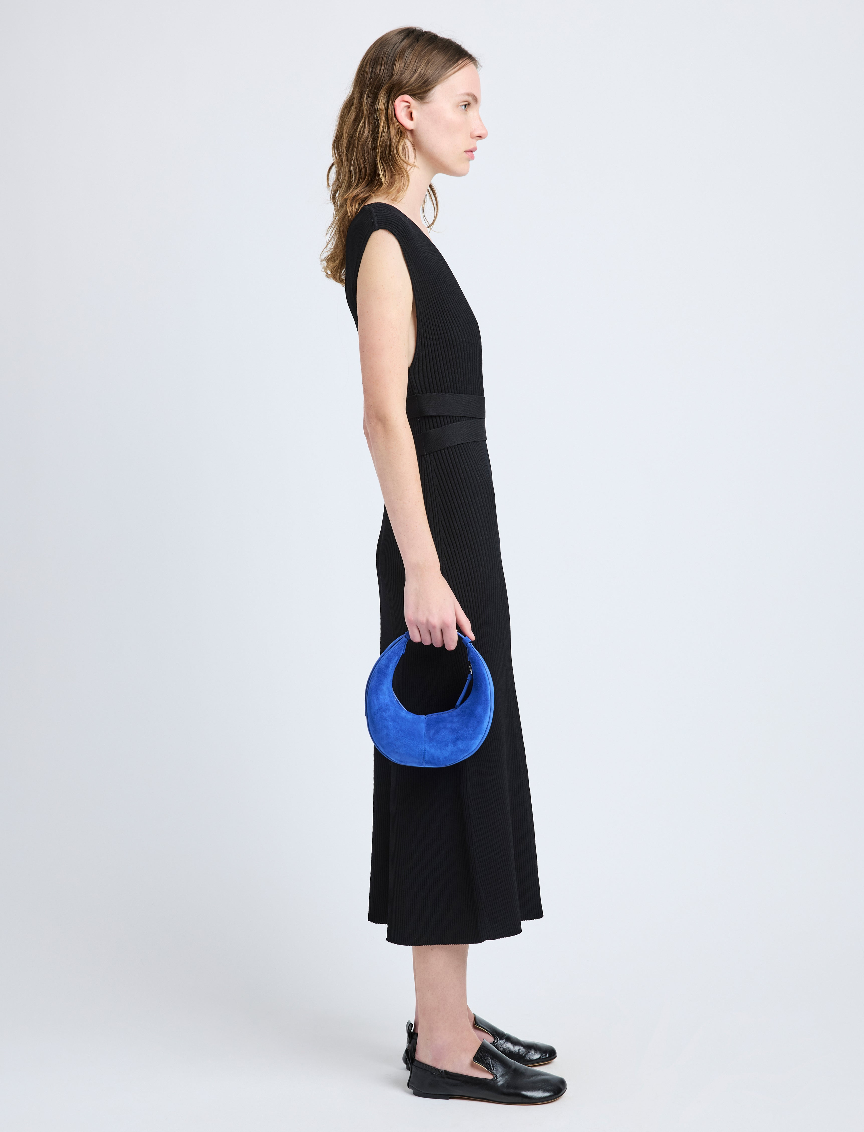 Mini Slide Bag in Soft Suede - 2