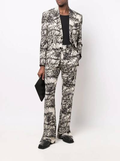 AMIRI graphic-print flared trousers outlook