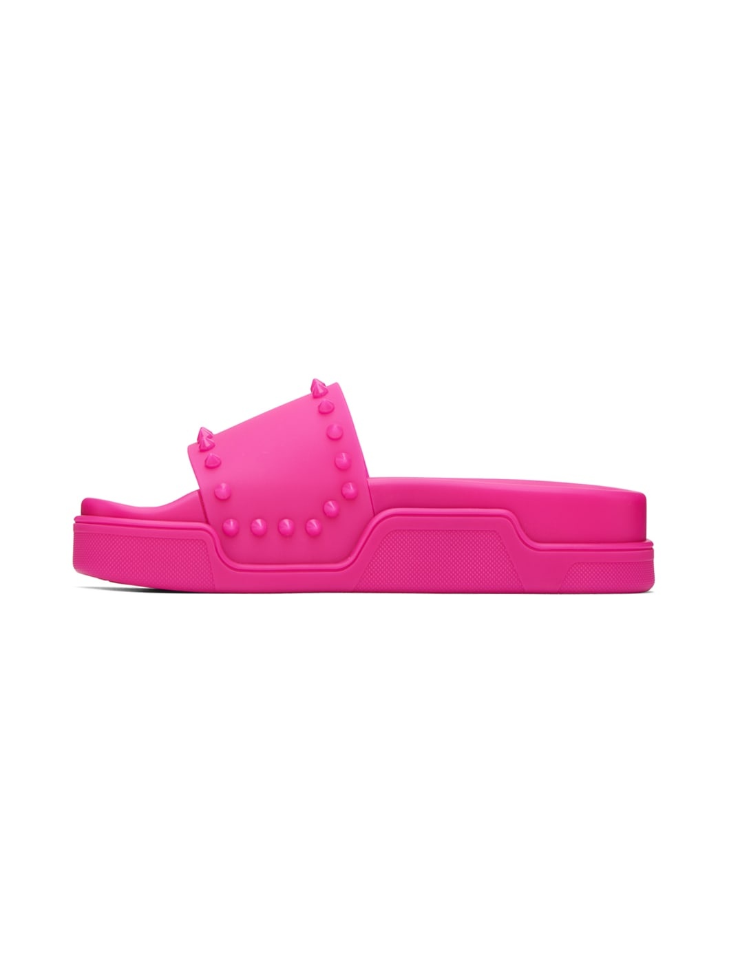 Pink Super Pool Stud Slides - 3