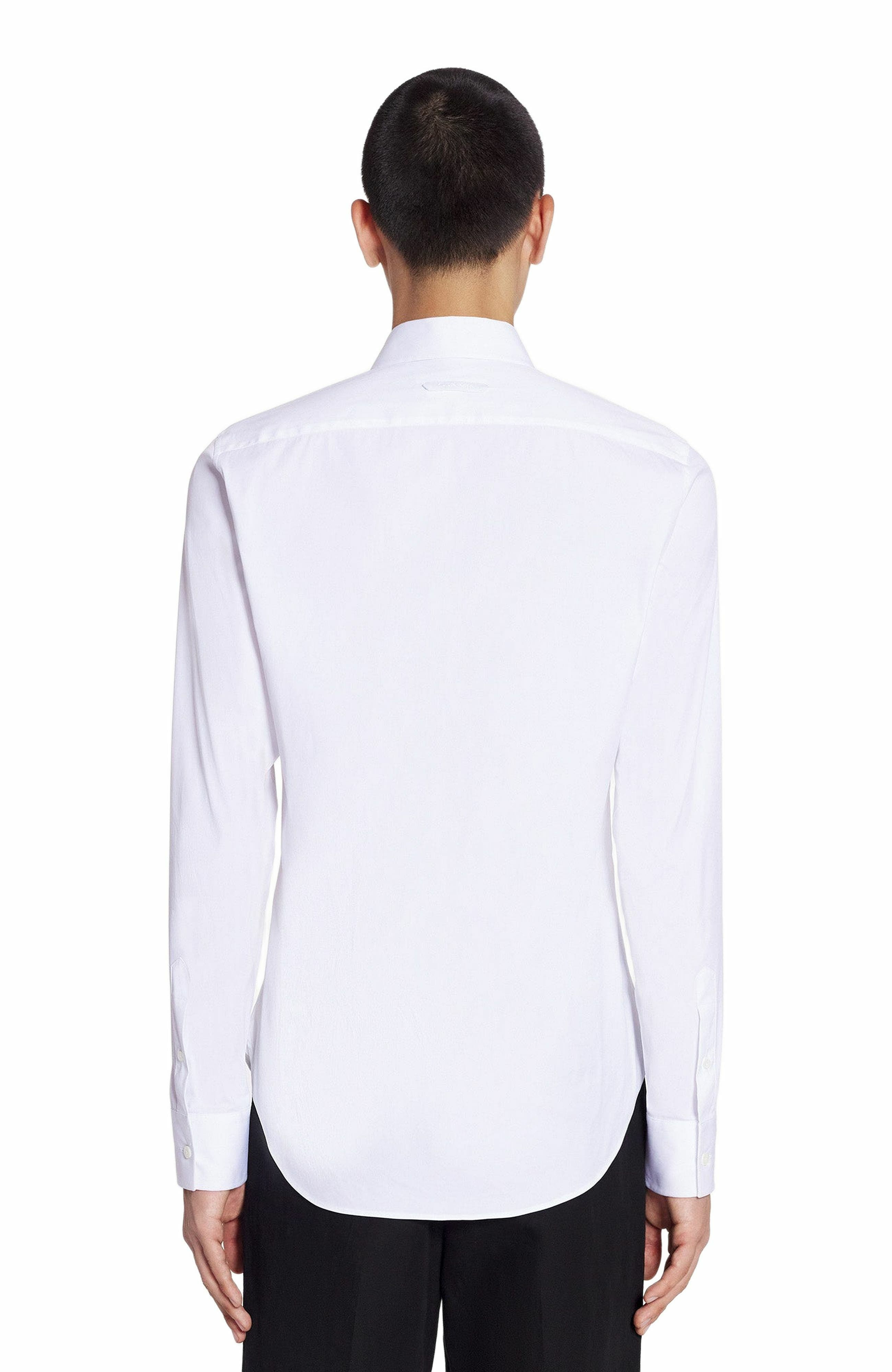 Lanvin Fitted Shirt in Optic White at Nordstrom - 3