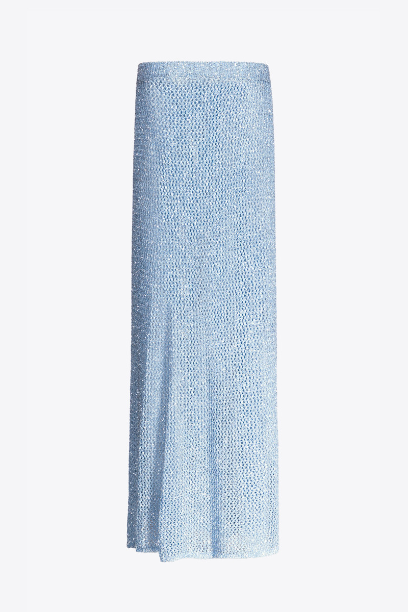 AREA SEQUIN CROCHET MAXI SKIRT outlook