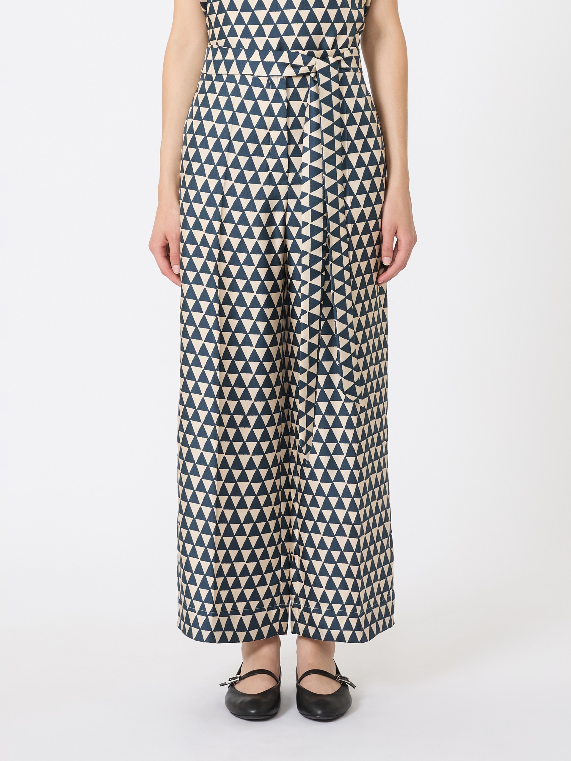 TIMEB Printed silk trousers - 3