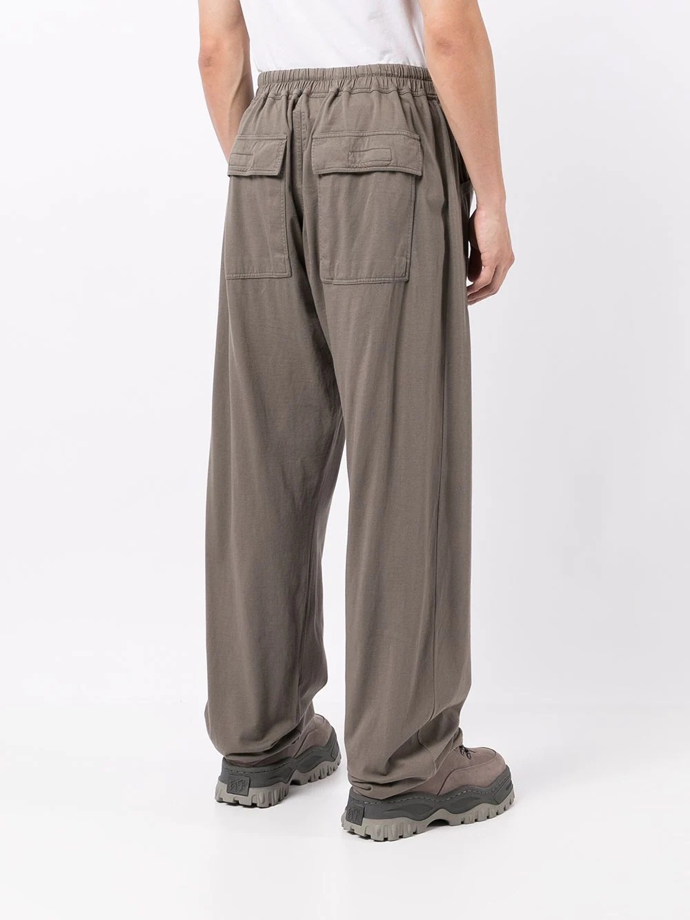 drawstring track pants - 4