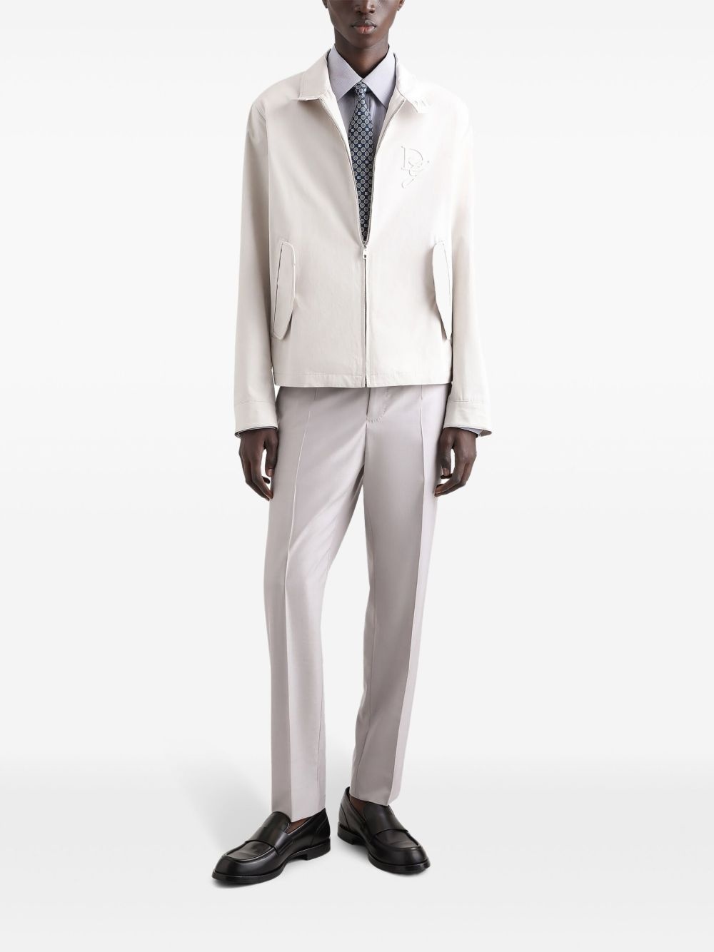 logo-appliqué jacket - 2
