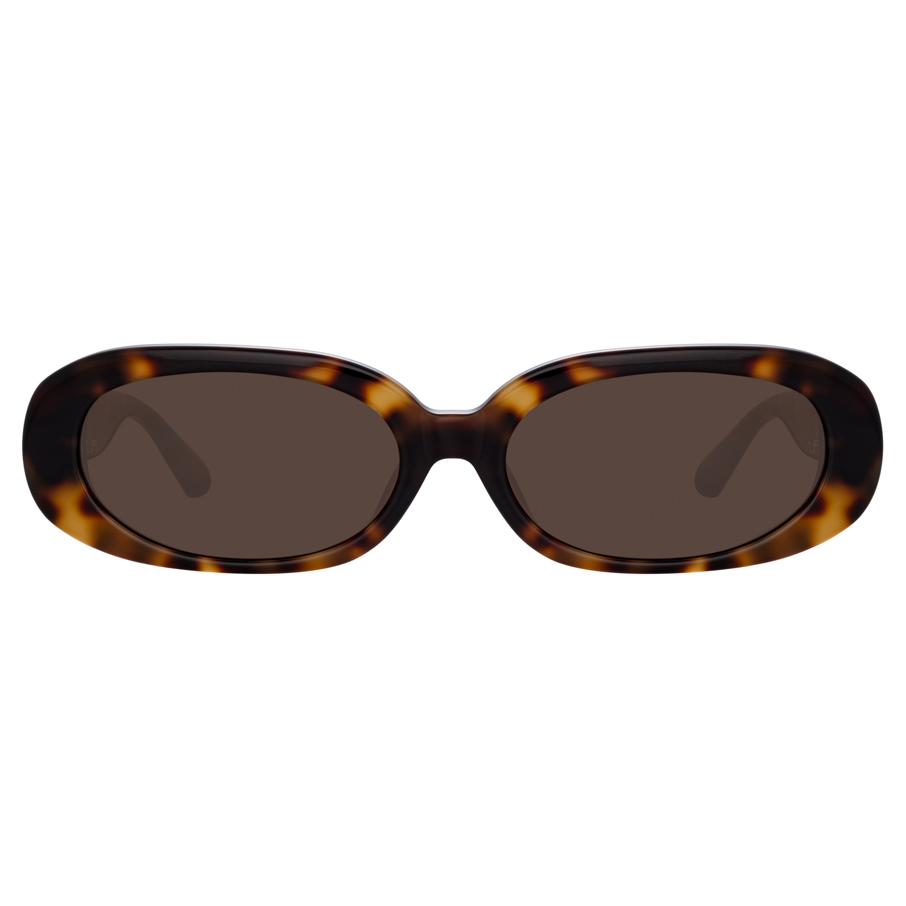 CARA OVAL SUNGLASSES IN TORTOISESHELL - 1