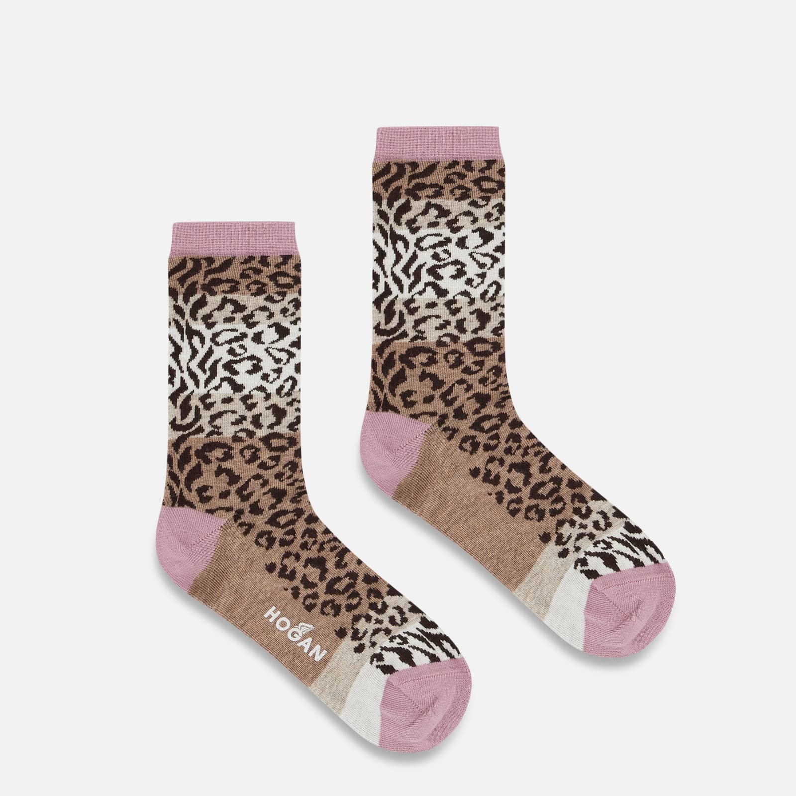 Hogan Socks Violet Brown - 1