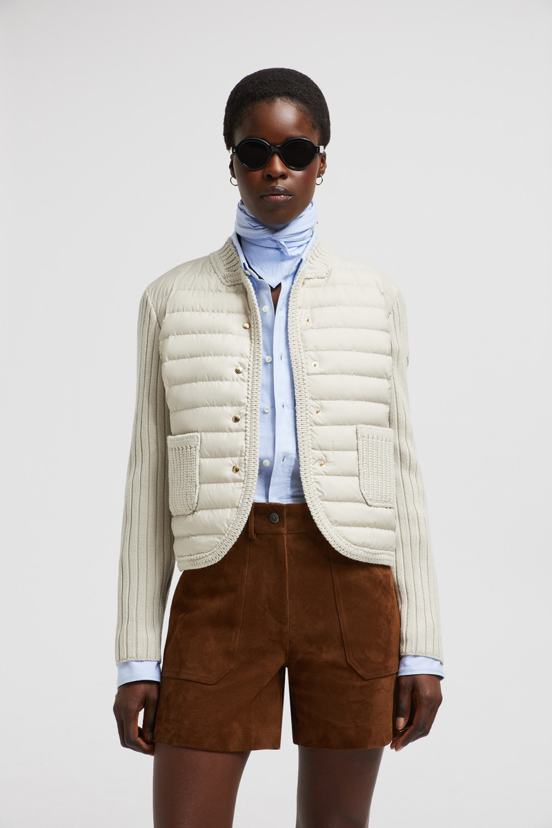 Moncler Padded Wool Cardigan outlook