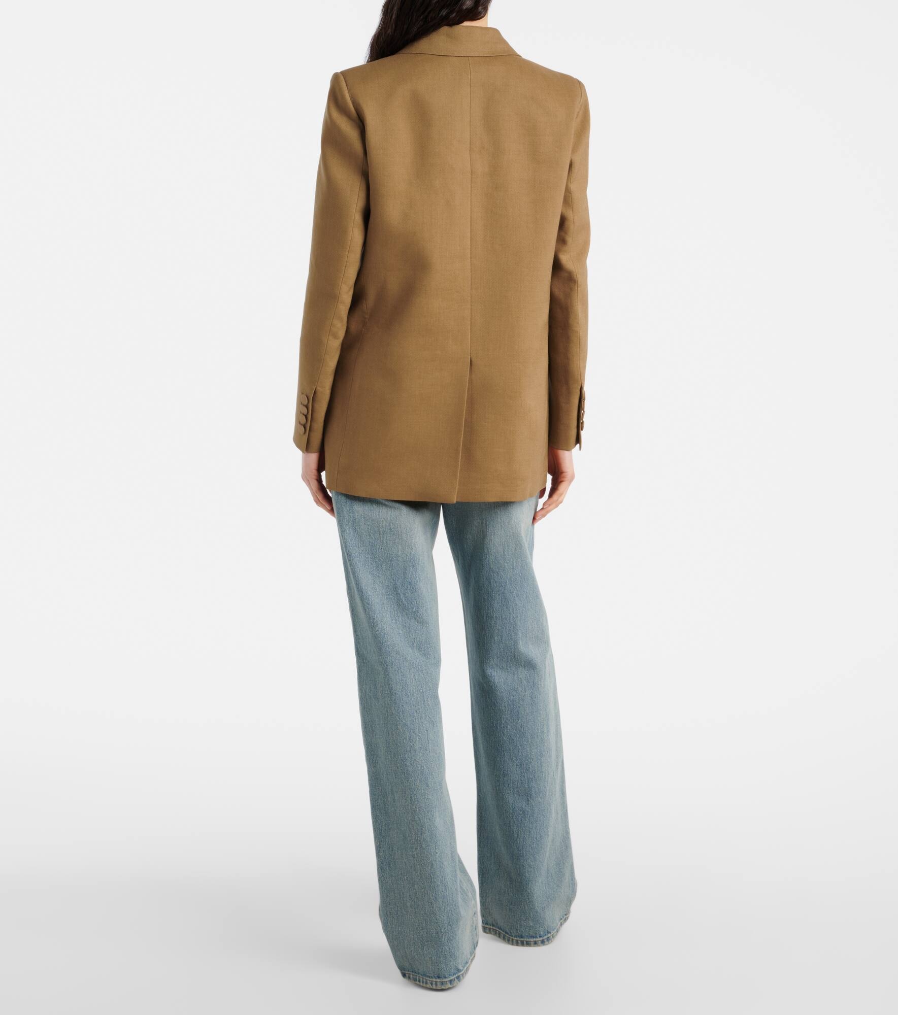 Everyday linen, wool, and mohair blazer - 3