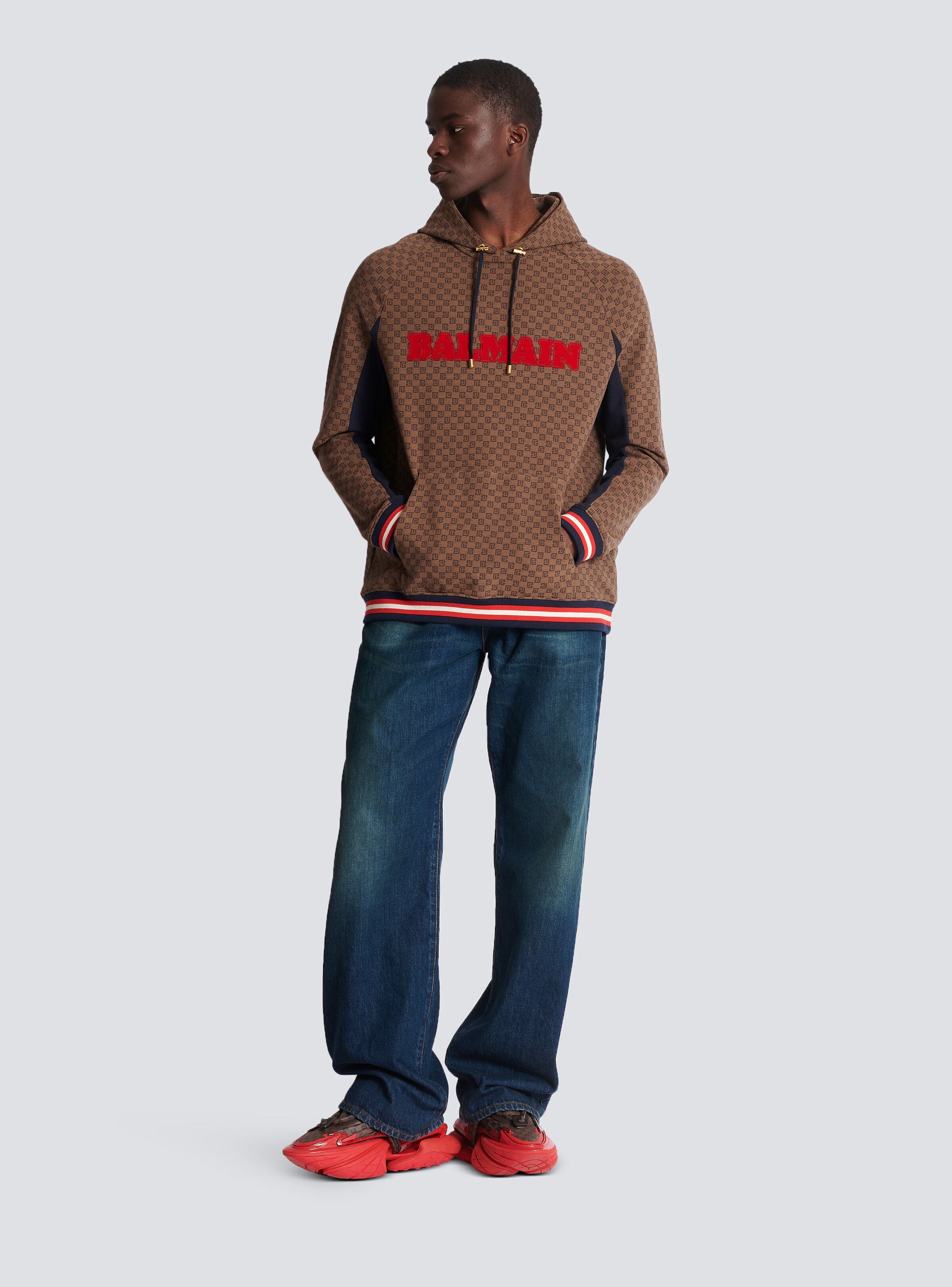 Mini monogram jacquard hoodie - 2