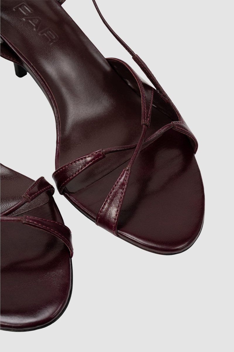 Sierra Grape Calf Leather Slingback Sandal 4