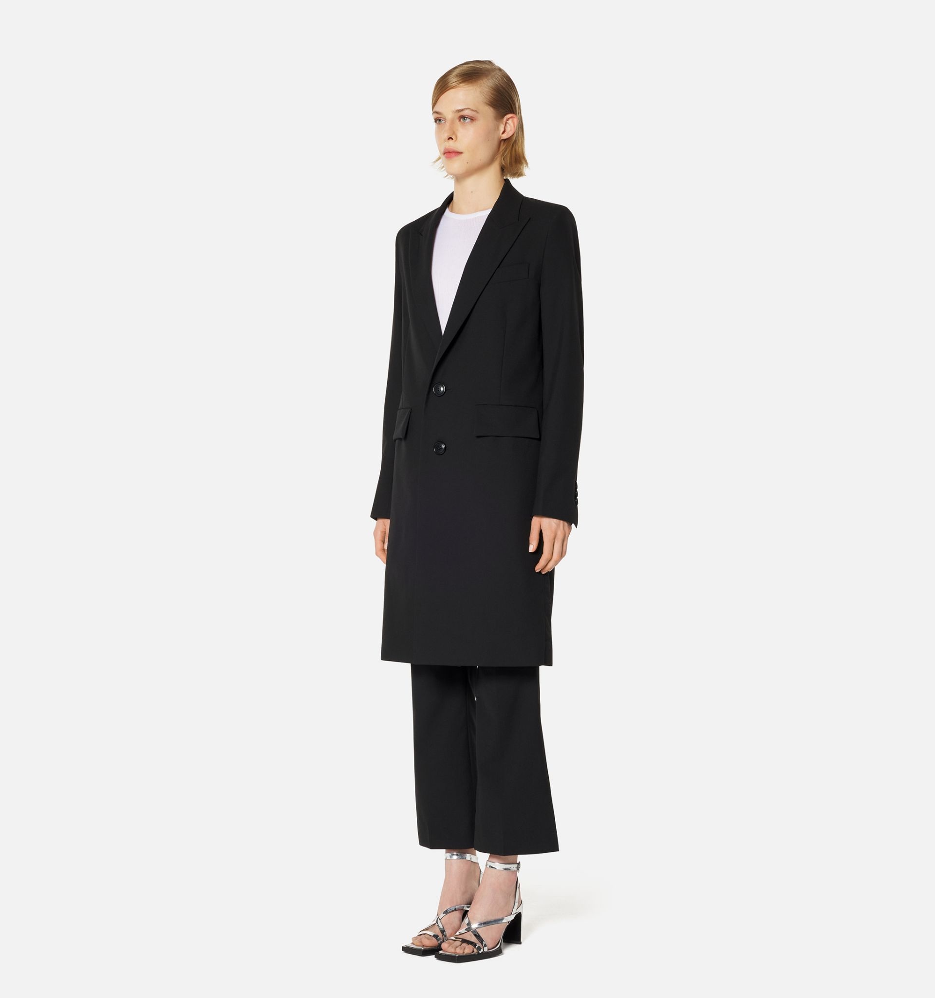 Two Buttons Coat - 3