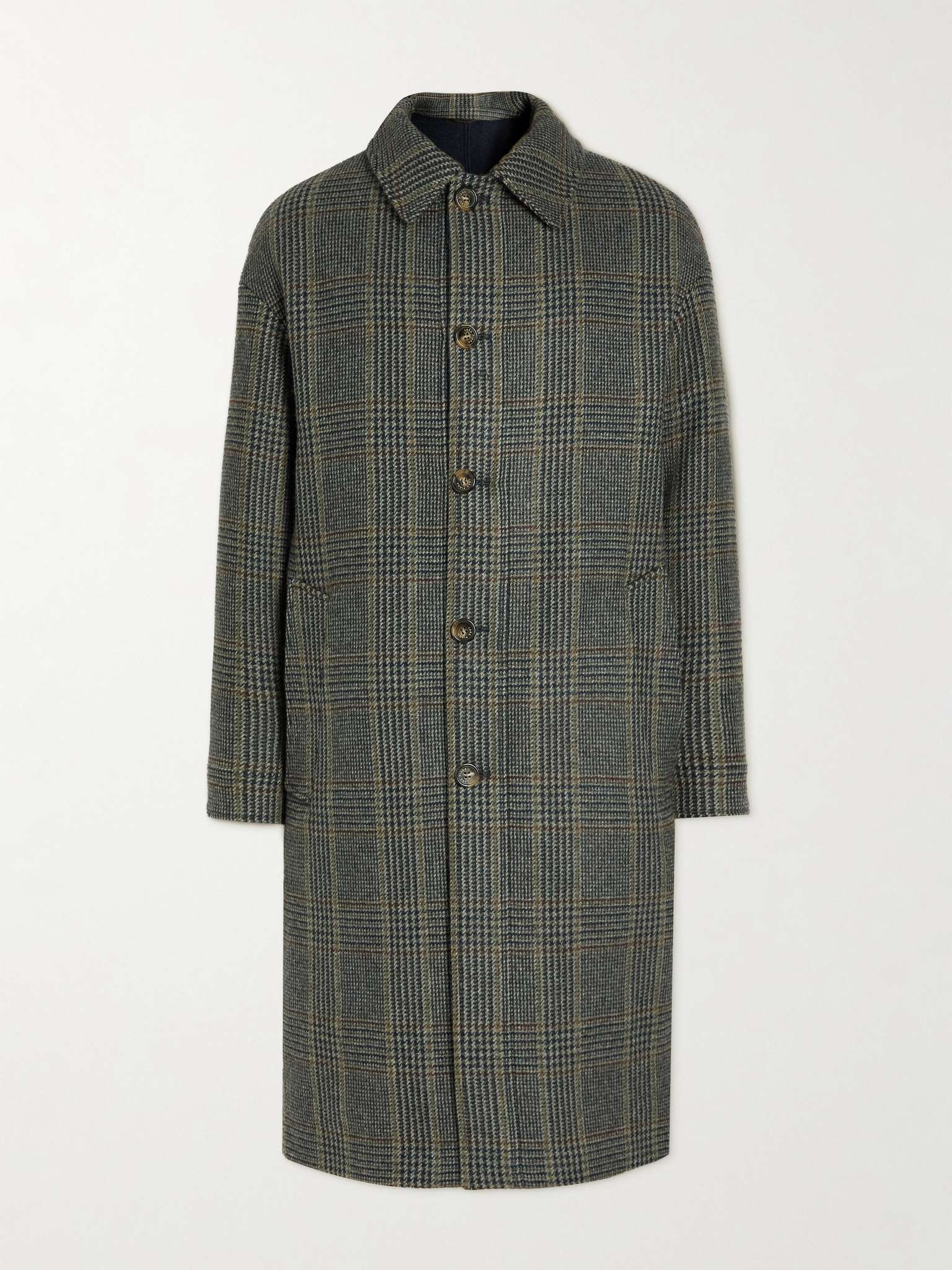 Irvine Checked Rain System Cashmere Coat - 1